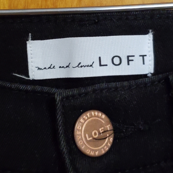 Loft Black Legging Skinny Jeans - Picture 3 of 4